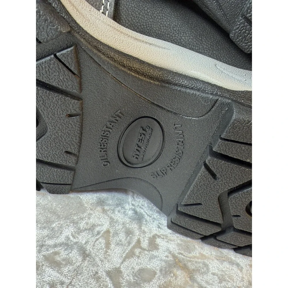 HyTest Safety Shoes 14W‎ Steel Toe ASTM F2413-18 SD10 Slip Resistant Work Shoe
